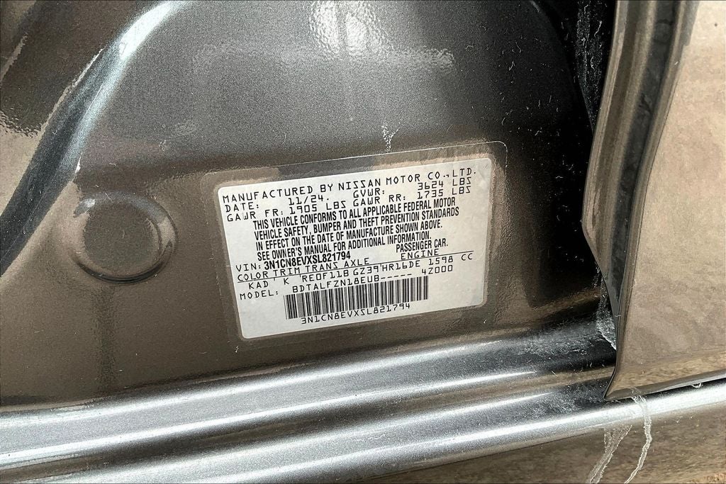 2025 Nissan Versa 1.6 SV