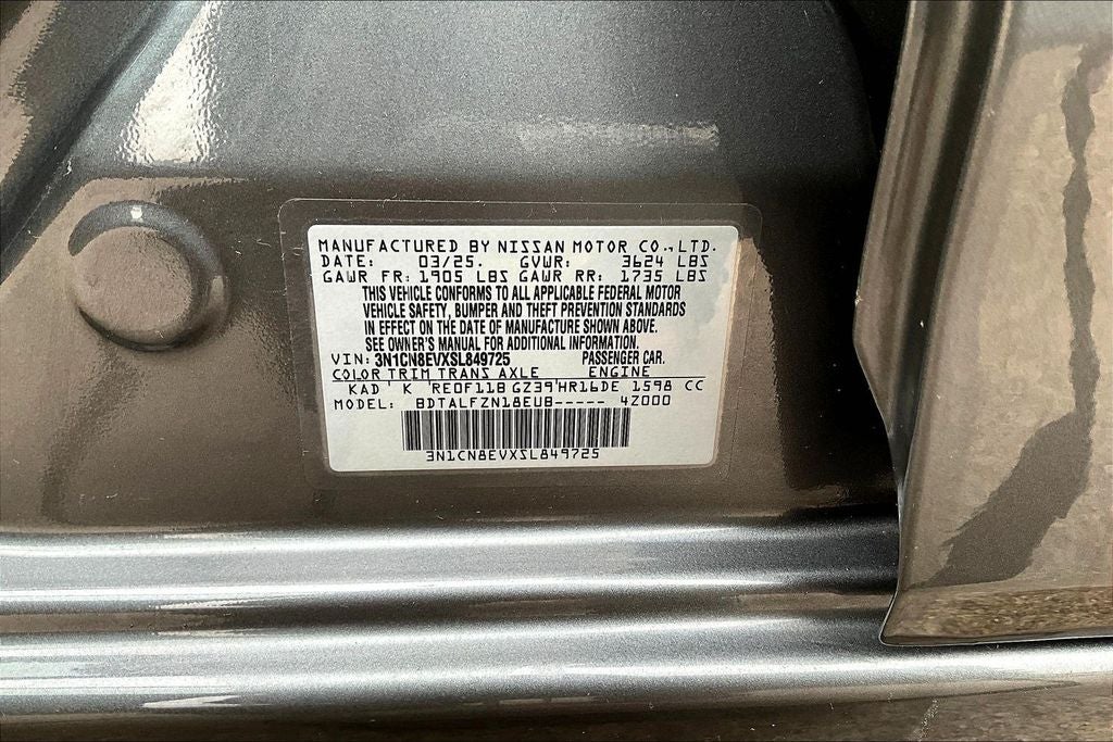 2025 Nissan Versa 1.6 SV