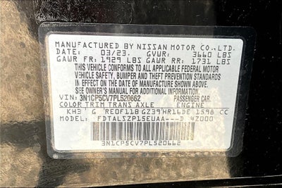 2023 Nissan Kicks SV