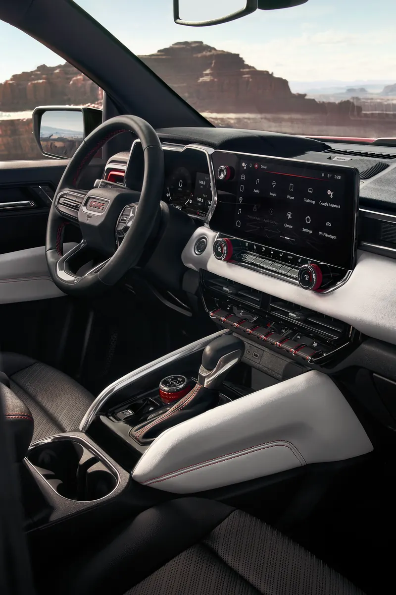 2026 GMC Canyon infotainment system at Wharton GMC in Wharton TX
