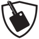 GMC Protection Gap Coverage Logo with a Car Key Icon - Wharton GMC in Wharton TX