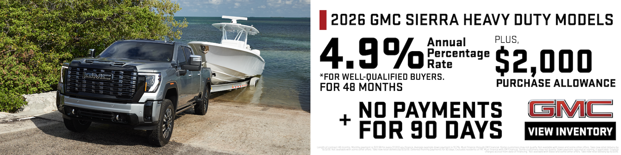 GMC Sierra Heavy Duty Finance Special