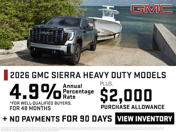 GMC Sierra Heavy Duty Finance Special