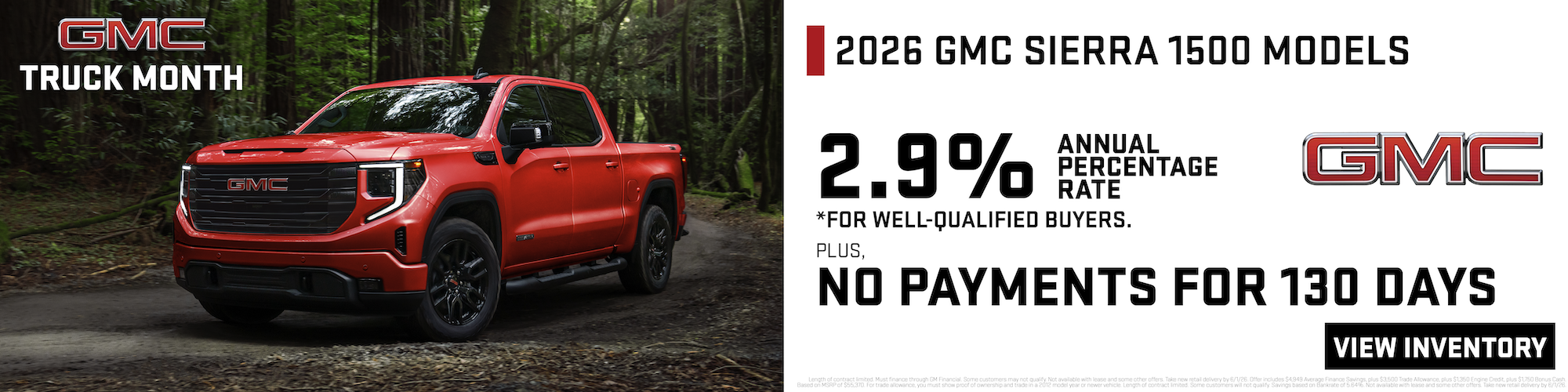 Shop GMC Sierra Truck Month Special
