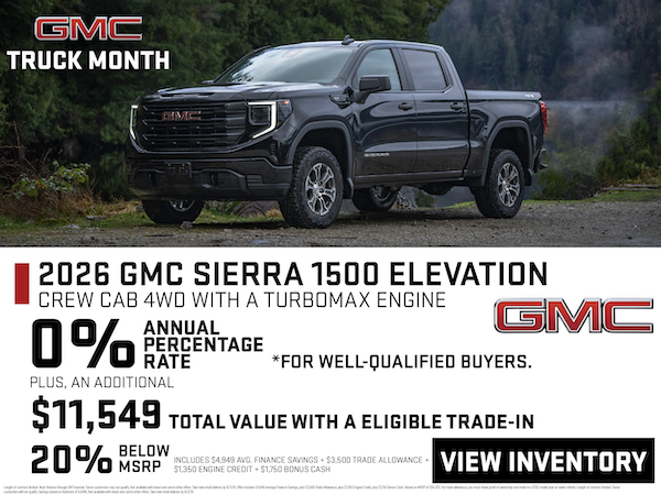 Shop GMC Sierra 0% Offer!