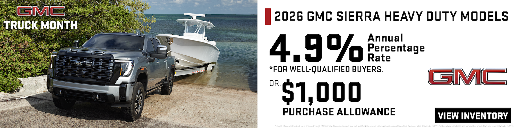 Shop GMC Sierra Heavy Duty Truck Month Special
