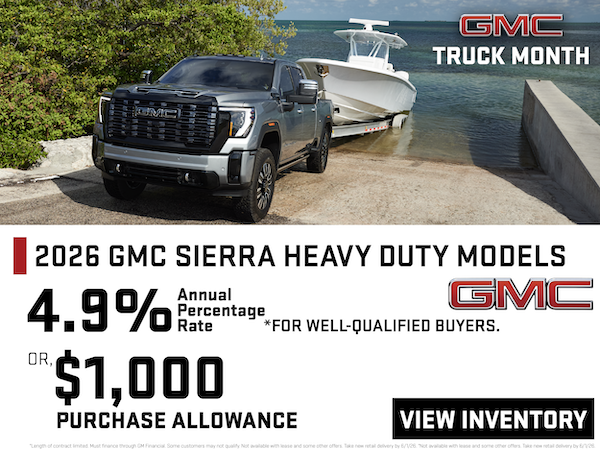 Shop GMC Sierra Heavy Duty Truck Month Special